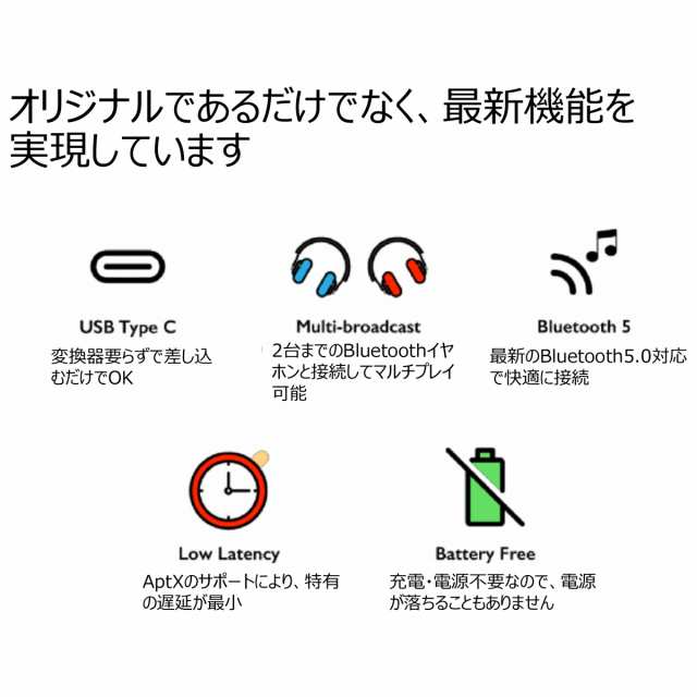 ゲンキオーディオ GENKI-AUDIO-NEON GENKI ニンテンドースイッチ Bluetooth  オーディオアダプター[GENKIAUDIONEON] 返品種別A｜au PAY マーケット