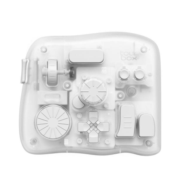 TourBox（ツアーボックス） TBEP-FW 左手デバイス TourBox Elite Plus（iPadOS / macOS / Windows フロストホワイト）[TBEPFW] 返品種別A