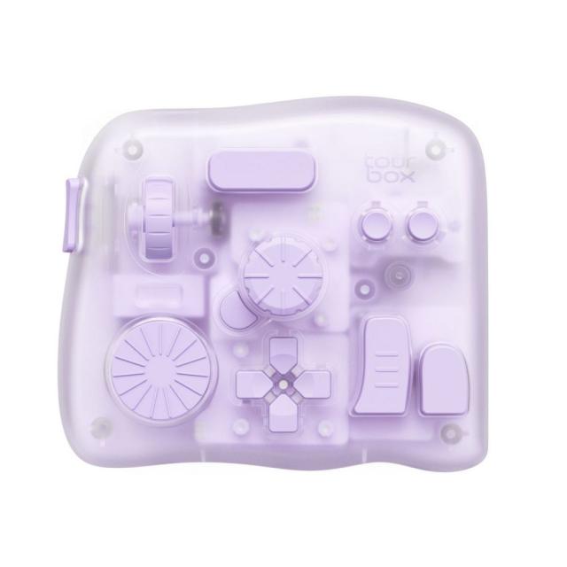 TourBox（ツアーボックス） 左手デバイス TourBox Elite Plus（iPadOS / macOS / Windowsオーロラバイオレット）  TBEP-AV返品種別A