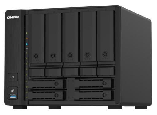 QNAP｜キューナップ TS-932PX 10GbE SFP+ 2.5GbE 9ベイ（5×3.5インチ+4×2.5インチ）タワー型NAS[TS932PX] 返品種別B