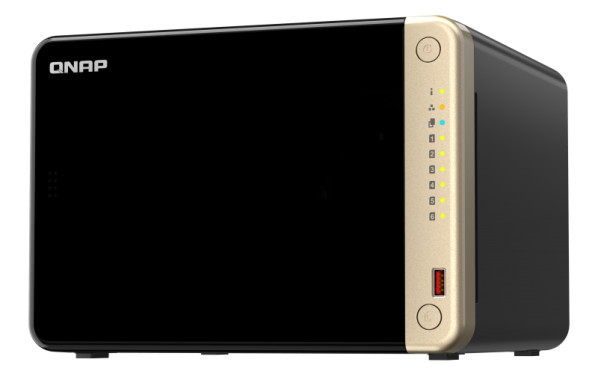QNAP｜キューナップ TS-664-8G インテル Celeron N5095 プロセッサー 4コア 4スレッド搭載 6ベイタワー型NAS[TS6648G] 返品種別B