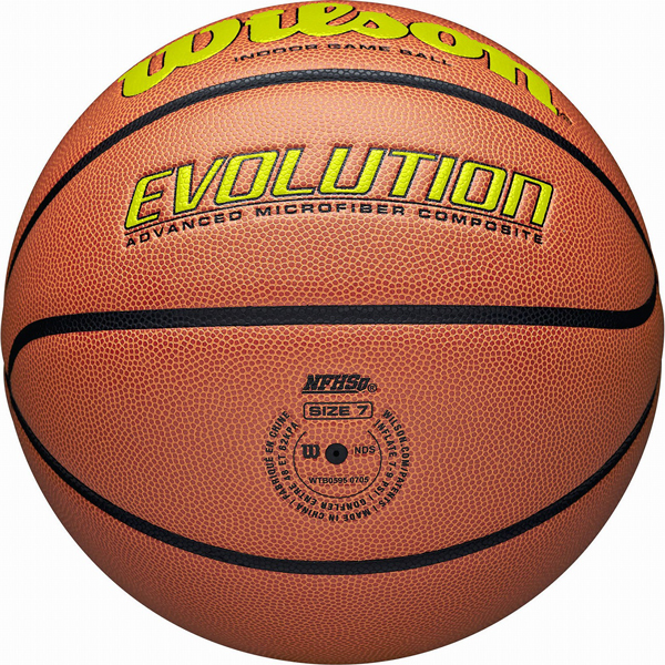 Wilson（ウィルソン） EVOLUTION ゲームボール(合成皮革) 7号球 Wilson EVOLUTION バスケットボール 7号球