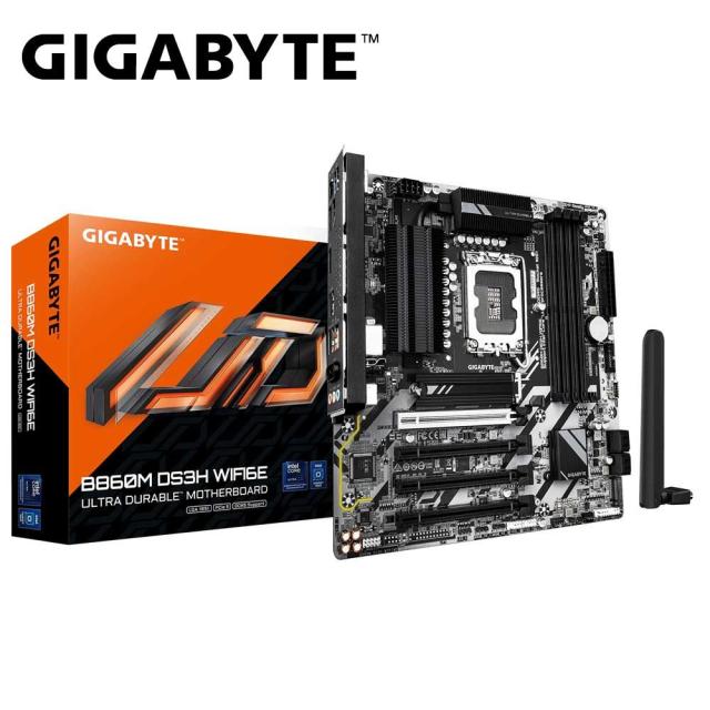 GIGABYTE｜ギガバイト B860M DS3H WIFI6E Rev2 GIGABYTE B860M DS3H WIFI6E Rev2 マザーボード[B860MDS3HWIFI6EREV2] 返品種別B