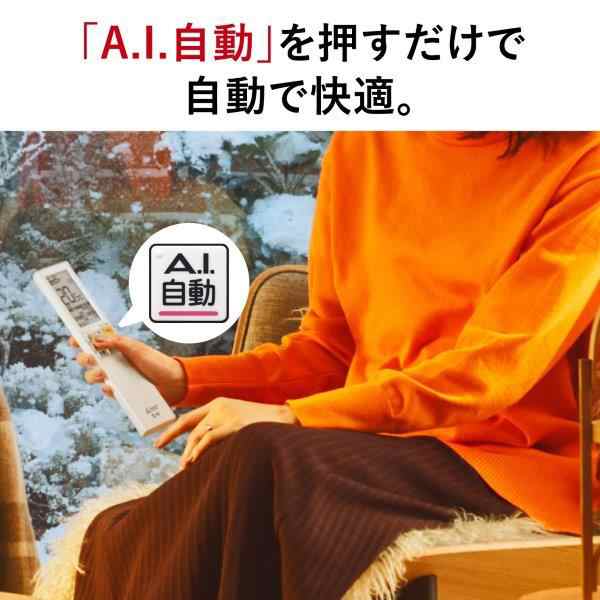 三菱 【2024年モデル】【本体価格(標準工事代別)】寒冷地対応エアコン　ズバ暖霧ヶ峰 MSZ-FD7124S-W返品種別Aの通販は