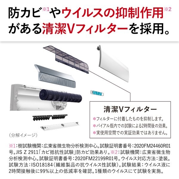 三菱 【2026年モデル】【標準工事セットエアコン】 霧ヶ峰 MSZ-S2226-W返品種別A_12