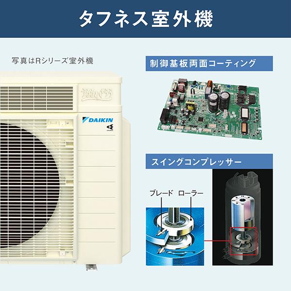 ダイキン 【2026年モデル】【標準工事セットエアコン】 AN-256AES-W返品種別A_11