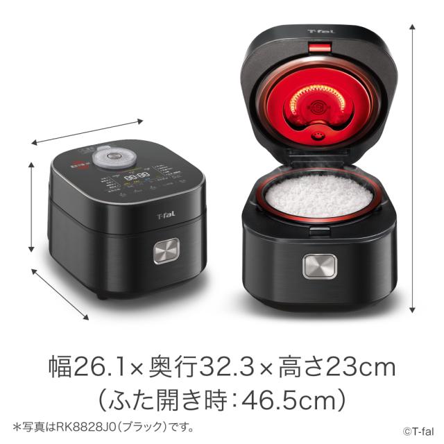 ティファール RK882CJ0 IHジャー炊飯器（5.5合炊き） メタリックT-fal