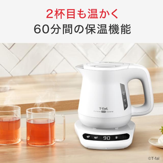 ティファール KO8601J0 電気ケトル 0.8L ホワイトT-FAL アプレシア