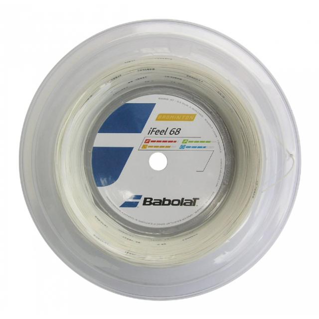 BabolaT(バボラ) 243127-101-0.66 バドミントン用ストリング IFEEL66（ホワイト・サイズ：0.66mm×200m）[243127101066] 返品種別A
