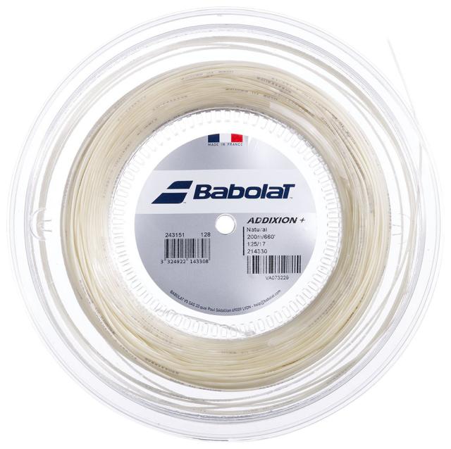 BabolaT(バボラ) 硬式テニス ストリング アディクションプラス　200m（ナチュラル・ゲージ：125） 243151-128-125返品種別A