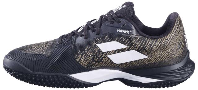 BabolaT(バボラ) 3A0S25B627-2001-27.5 メンズ テニスシューズ 　ジェット マッハ 3 サンドグラス（ブラック×ホワイト・サイズ：27.5cm）Jet Mach 3 Sand Grass Men[3A0S25B6272001275] 返品種別A