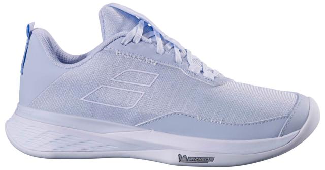 BabolaT(バボラ) 3A1S25A949-4123-25.0 レディース テニスシューズ　SFX エボ カーペット（キセノンブルー/ホワイト・サイズ：25.0cm）SFX Evo Carpet Women[3A1S25A9494123250] 返品種別A