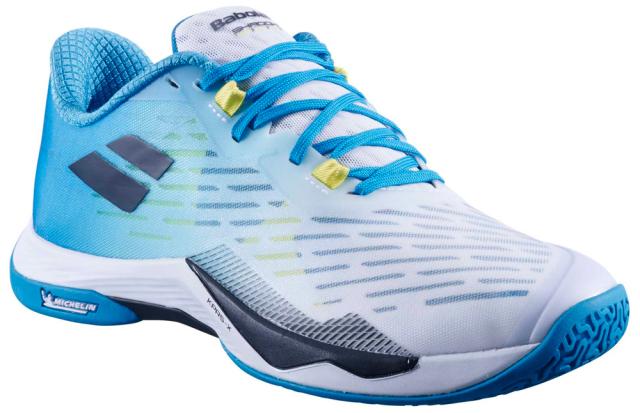 BabolaT(バボラ) メンズ バドミントンシューズ シャドウ ツアー 5（アルジェ/ブルー・サイズ：26.5cm）  3A0F25B356-4137-26.5返品種別A