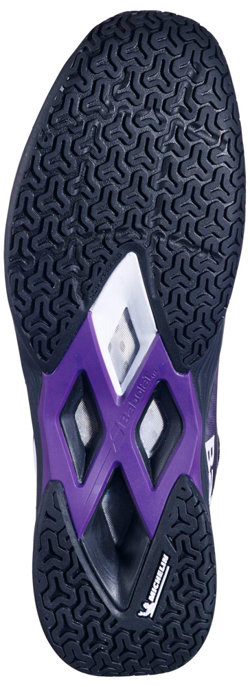 BabolaT(バボラ) 3A1F25B472-2049-24.5 レディース  バドミントンシューズ シャドウ ツアー 5（ブラック/パープル・サイズ：24.5cm）[3A1F25B4722049245] 返品種別A