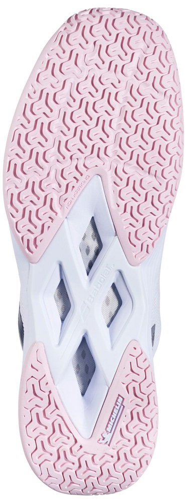 BabolaT(バボラ) レディース  バドミントンシューズ シャドウ スピリット 2（ホワイト・サイズ：22.5cm） 3A1F25C642-1000-22.5返品種別A