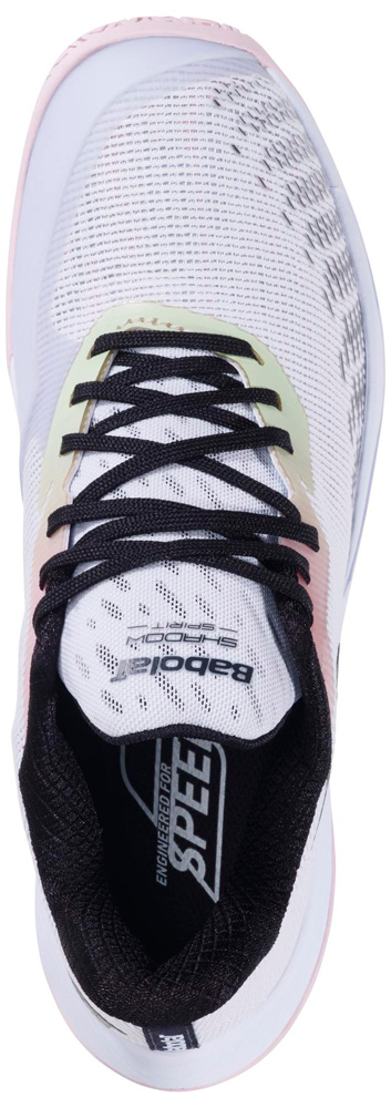 BabolaT(バボラ) レディース  バドミントンシューズ シャドウ スピリット 2（ホワイト・サイズ：23.0cm） 3A1F25C642-1000-23.0返品種別A