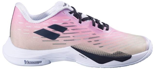 BabolaT(バボラ) 3A1F25B472-5073-23.0 レディース  バドミントンシューズ シャドウ ツアー 5（ピンク/グリーン・サイズ：23.0cm）[3A1F25B4725073230] 返品種別A