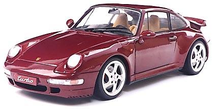 ソリド 1/18 ポルシェ 911(993) ターボ 1997 (レッド)【S1810102】ミニカー  返品種別B