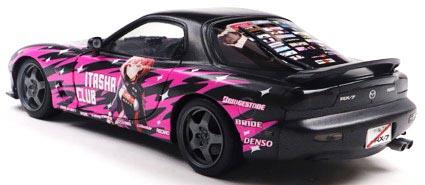 ソリド 1/18 マツダ RX-7 (FD3S) ソリドワークス 痛車 1999 (ブラック/ピンク)【S1810605】ミニカー 返品種別B
