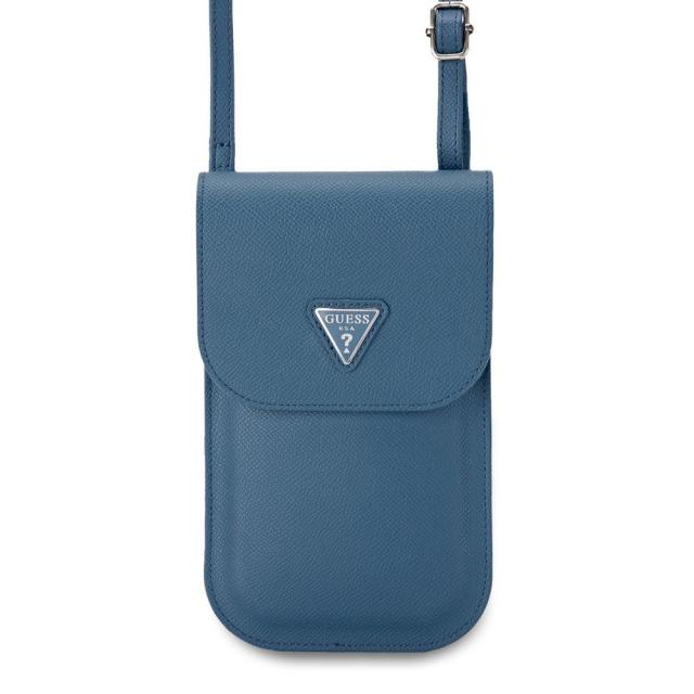 innoTech GUCWBPGTSPSB PU ウォレットバッグ（ブルー）GUESS WALLET GRAINED PU TRIANGLE BLUE[GUCWBPGTSPSB] 返品種別A