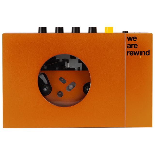 We Are Rewind WE-001-ORANGE カセットプレーヤー（オレンジ）[WE001ORANGE] 返品種別A