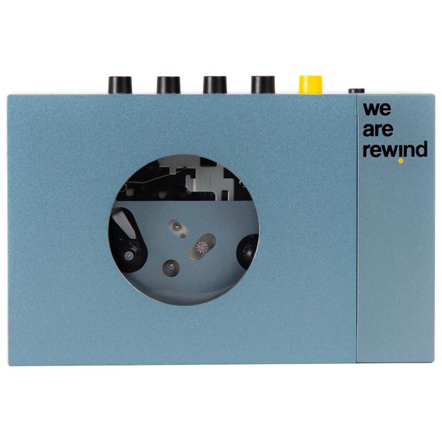 We Are Rewind WE-001-BLUE カセットプレーヤー（ブルー）[WE001BLUE] 返品種別A