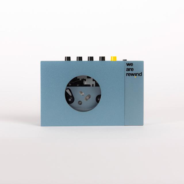 We Are Rewind WE-001-BLUE カセットプレーヤー（ブルー）[WE001BLUE] 返品種別A_1