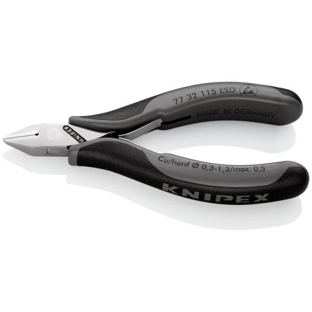 クニペックス 77 32 115ESD ESD精密用ニッパー　115mmKNIPEX[7732115ESD] 返品種別B