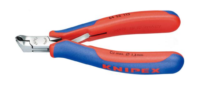 クニペックス 64 52 115 エレクトロニクスエンドカッティングニッパー 115mmKNIPEX[6452115KNIPEX] 返品種別B
