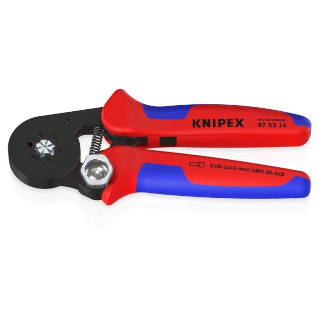 クニペックス 97 53 14 エンドスリーブ用自動調整圧着ペンチKNIPEX エンドスリーブ用自動調整圧着プライヤー[975314KNIPEX] 返品種別B