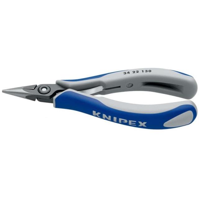 クニペックス 34 22 130 精密用プライヤー　半丸　130mmKNIPEX[3422130KNIPEX] 返品種別B