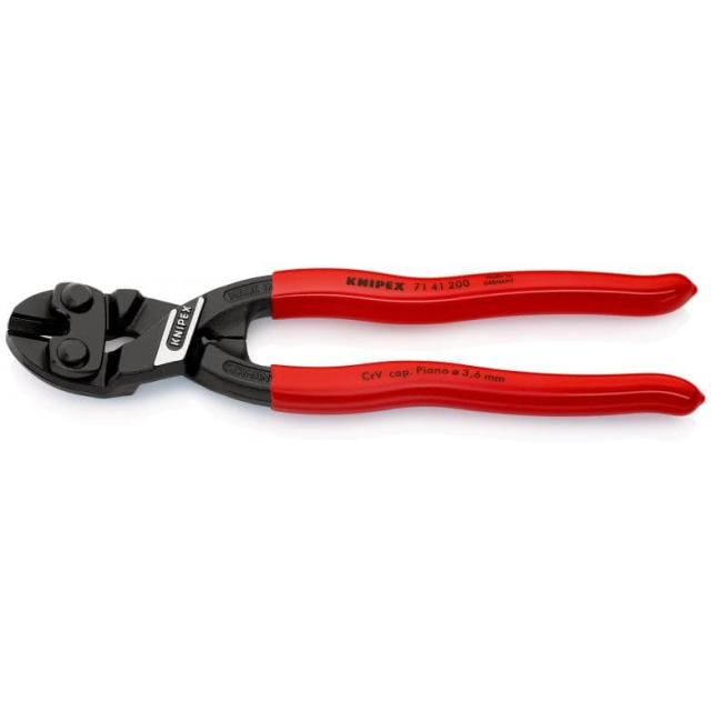 クニペックス 71 41 200 200mm　ミニクリッパー（強力型/20度ベント）KNIPEX[7141200KNIPEX] 返品種別B