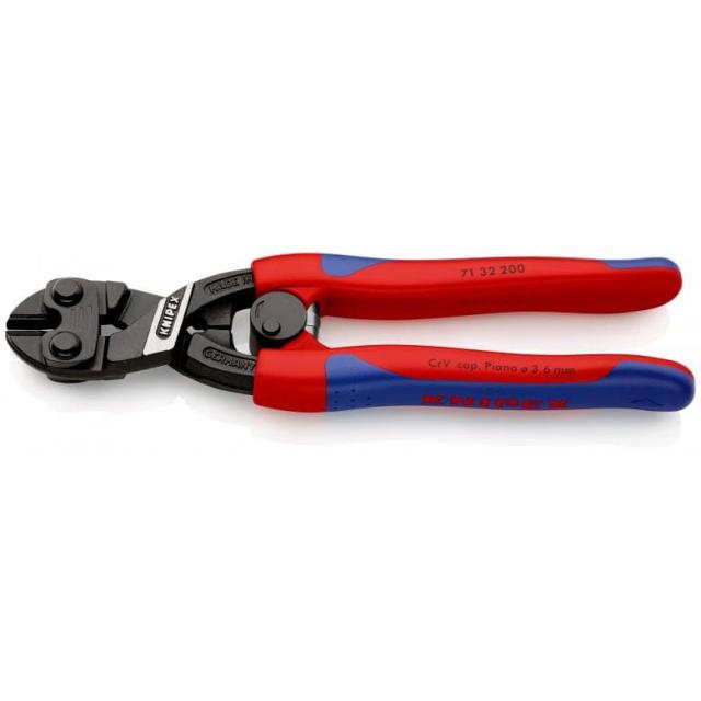 クニペックス 71 32 200 小型クリッパー リセス付き 200mm (台紙付き)KNIPEX[7132200KNIPEXKI] 返品種別B