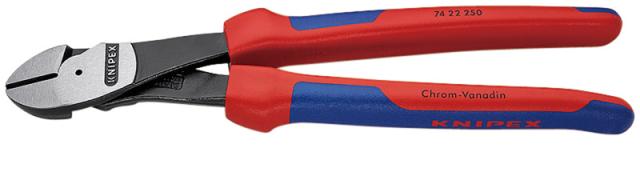 クニペックス 74 22 250 強力型斜ニッパー (ベントタイプ) 250mmKNIPEX[7422250KNIPEX] 返品種別B