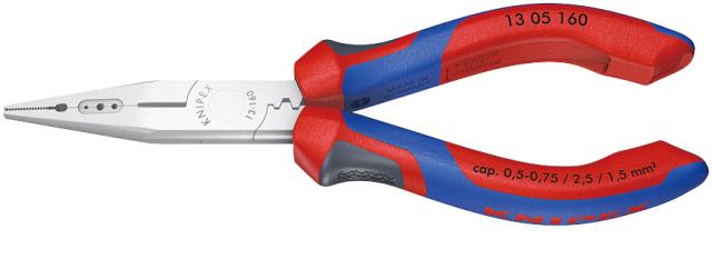 クニペックス 13 05 160 電気技師用ペンチKNIPEX[1305160KNIPEX] 返品種別B
