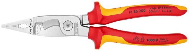 クニペックス 13 86 200 絶縁エレクトリックマルチプライヤー 200mmKNIPEX[1386200KNIPEXKI] 返品種別B 9,317円