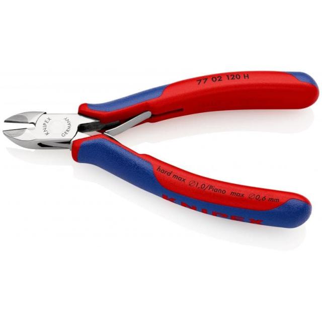 クニペックス 77 02 120 H 超硬刃エレクトロニクスニッパー　120mmKNIPEX[7702120H] 返品種別B_1