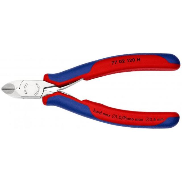 クニペックス 77 02 120 H 超硬刃エレクトロニクスニッパー　120mmKNIPEX[7702120H] 返品種別B_2