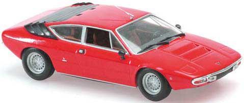 マキシチャンプス 1/43 ランボルギーニ ウラッコ 1974 レッドメタリック【940103321】ミニカー  返品種別B