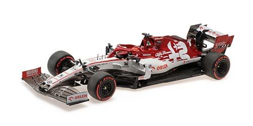 ミニチャンプス 1/18 アルファ ロメオ レーシング F1 C39 キミ・ライコネン シュタイアーマルクGP 2020【110200207】ミニカー 返品種別B