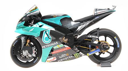 ミニカー　1/12 ヤマハ YZR-M1 ”チーム ペトロナス ヤマハ SRT” バレンティーノ・ロッシ カタール テスト2021 [122213146] ミニチャンプス 1/12 ヤマハ YZR-M1 ”チーム ペトロナス ヤマハ
