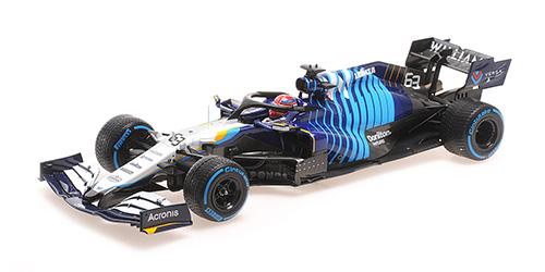 ミニチャンプス 1/18 ウィリアムズ レーシング メルセデス FW43B ジョージ・ラッセル ベルギーGP 2021 2位入賞【117211363】ミニカー 返品種別B