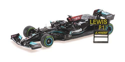 ミニチャンプス 1/43 メルセデス AMG ペトロナス F1 チーム W12 E パフォーマンス ルイス・ハミルトン ロシア (ソチ)GP 2021 ウィナー F1通算100勝目【410211544】ミニカー 返品種別B