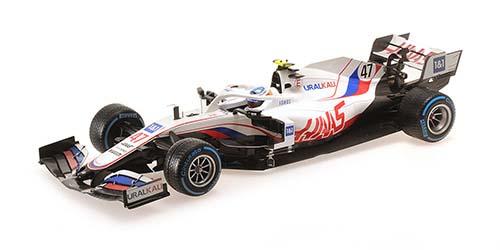 シューマッハ　1/18 ミニチャンプス 1/18 ウラルカリ ハース F1 チーム VF-21 ミック