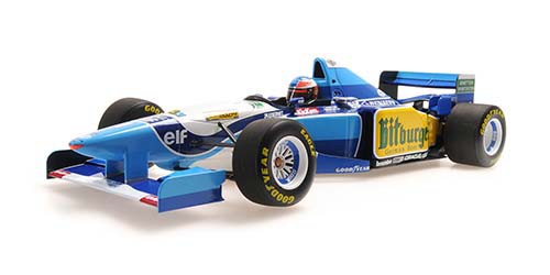 ミニチャンプス 1/18 ベネトン ルノー B195 ミハエル・シューマッハ ベルギーGP 1995 ウィナー【510952901】ミニカー 返品種別B