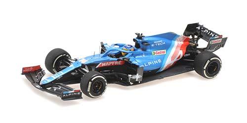 ミニチャンプス 1/43 アルピーヌ F1 チーム A521 フェルナンド・アロンソ カタールGP 2021【417212114】ミニカー 返品種別B