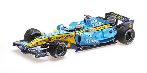 ミニチャンプス 1/18 ルノー F1 チーム R26 フェルナンド・アロンソ ブラジルGP 2006 ワールドチャンピオン【117061801】ミニカー  返品種別B