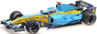 ミニチャンプス 1/18 ルノー F1 チーム R25 フェルナンド・アロンソ ブラジルGP 2005 3位入賞 ワールドチャンピオン【117051705】ミニカー 返品種別B