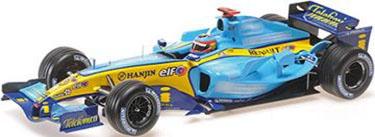 ミニチャンプス 1/18 ルノー F1 チーム R25 フェルナンド・アロンソ バーレーンGP 2005 ウィナー【117050305】ミニカー  返品種別B