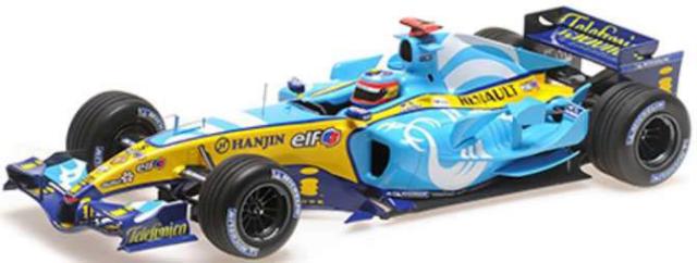 ミニチャンプス 1/18 ルノー F1 チーム R25 フェルナンド・アロンソ フランスGP 2005 ウィナー【117051005】ミニカー 返品種別B